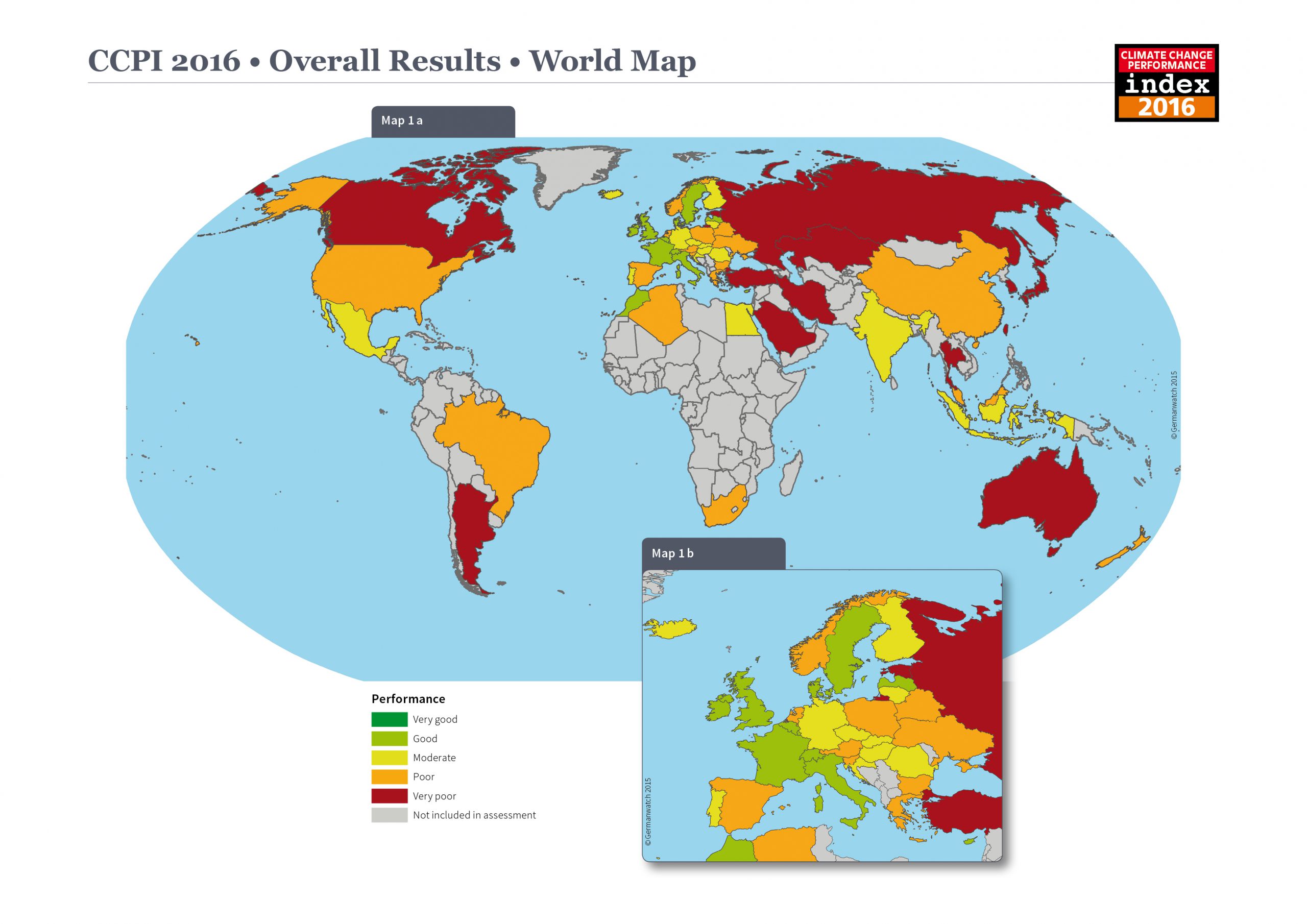 CCPI 2016 Map Overall Results World