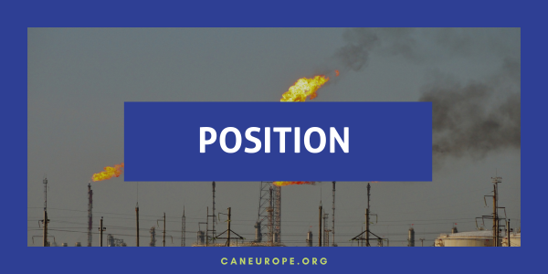 CAN Europe position on the use of gas in the future energy system