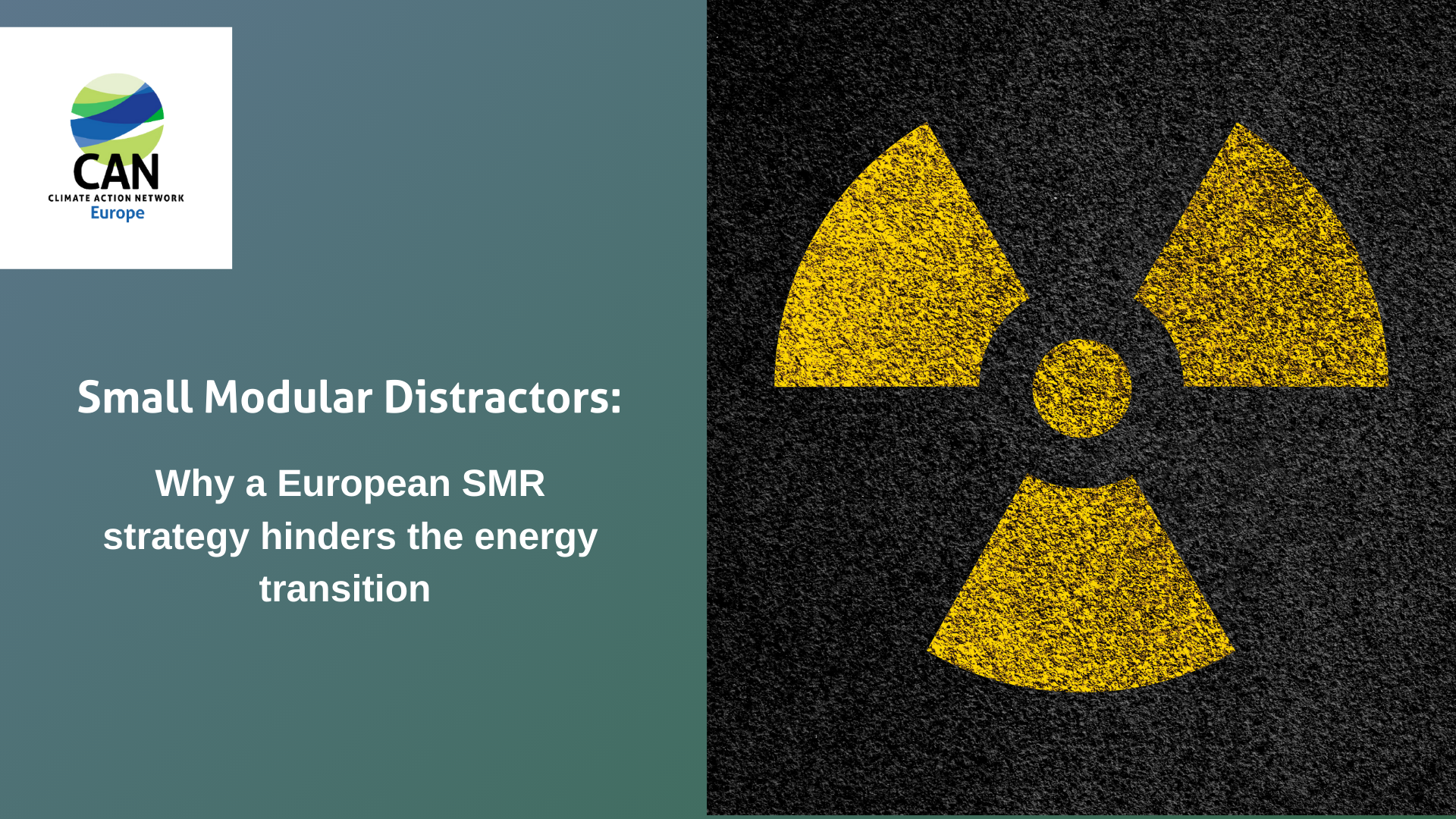 Report: Small Modular Distractors: Why a European SMR strategy hinders the energy transition