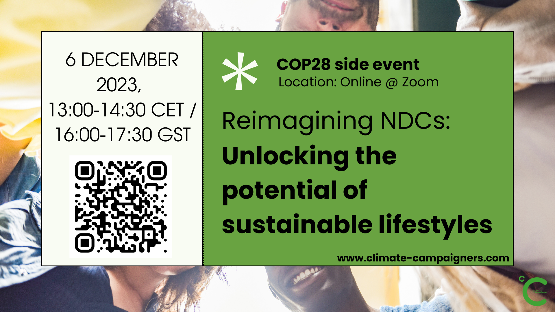 COP28 event | Reimagining NDCs: Unlocking the potential of sustainable lifestyles