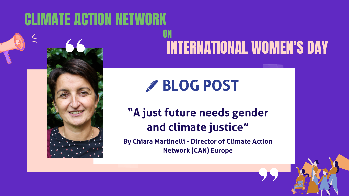 A just future needs gender and climate justice