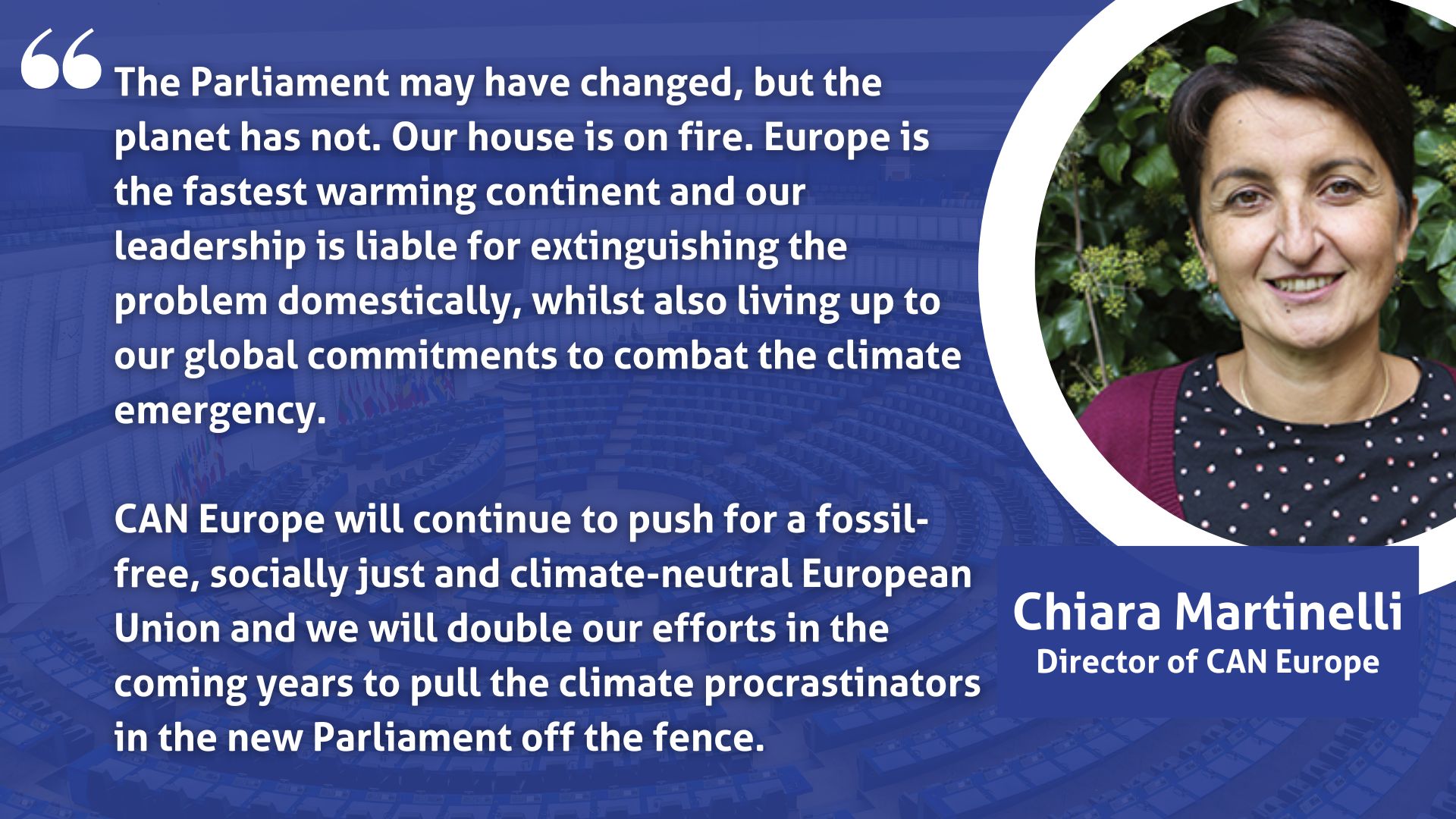 New Parliament. Same Planet.