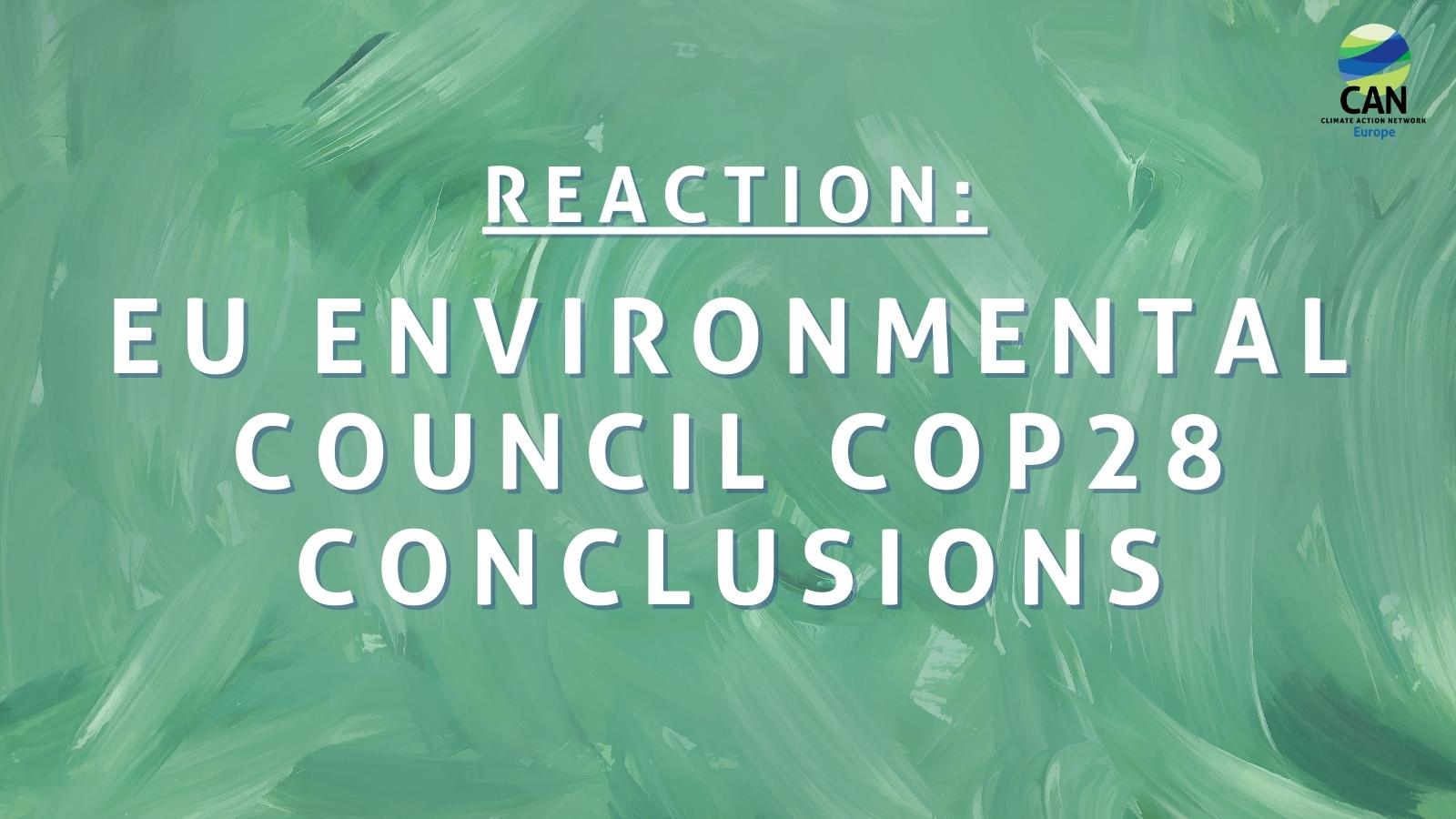 REACTION: The EU has agreed on a global phaseout of fossil fuels from the energy sector well ahead of 2050