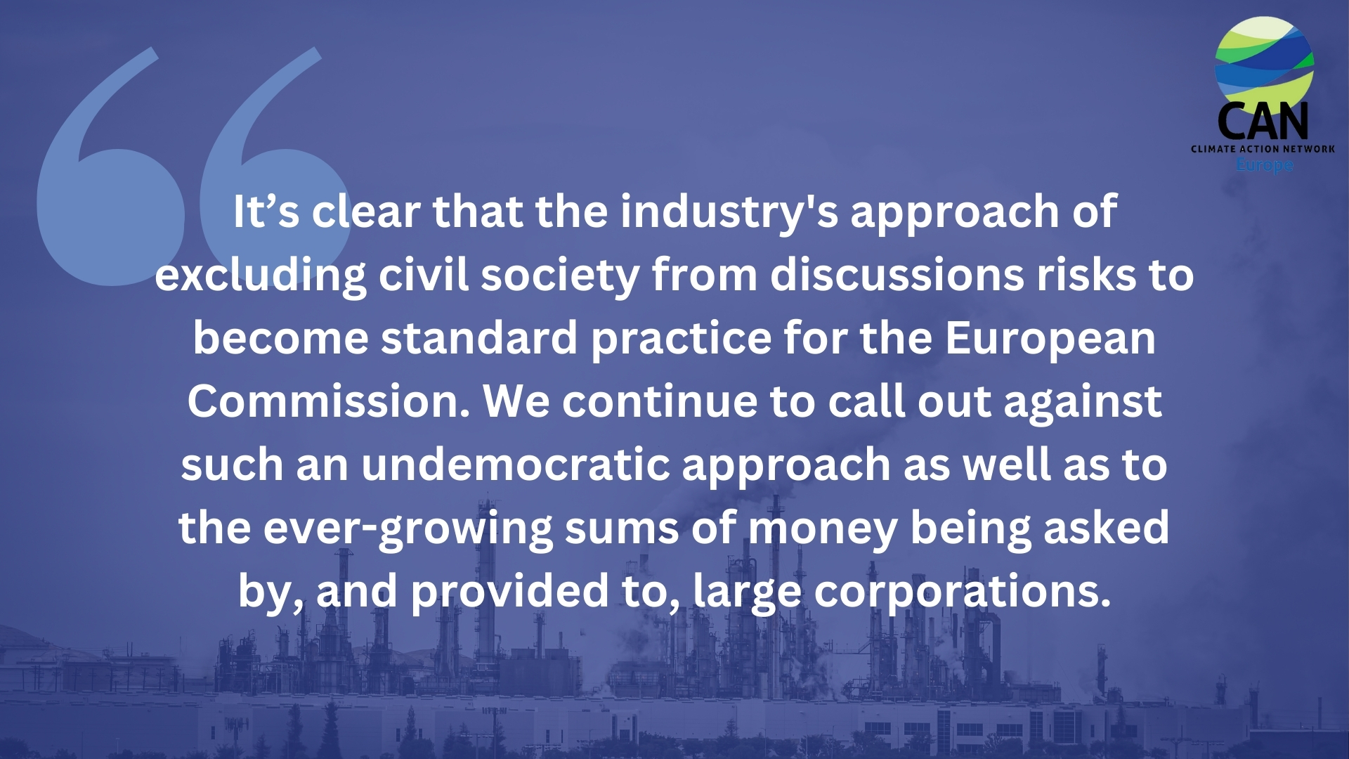REACTION: EU Presidency’s Industrial Summit exacerbates the corporate capture of the EU policy process, sidelining democracy