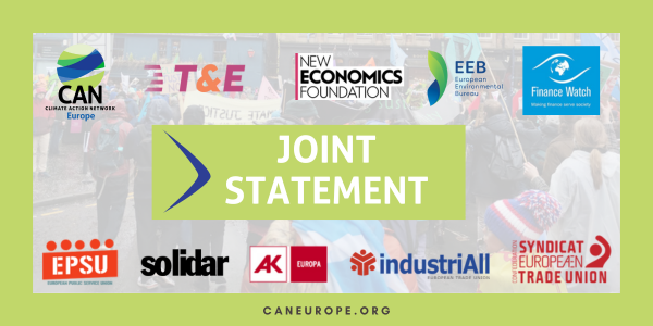 Social conditionalities in public funding to companies under the next EU budget: Call to the European Parliament and EU Member States