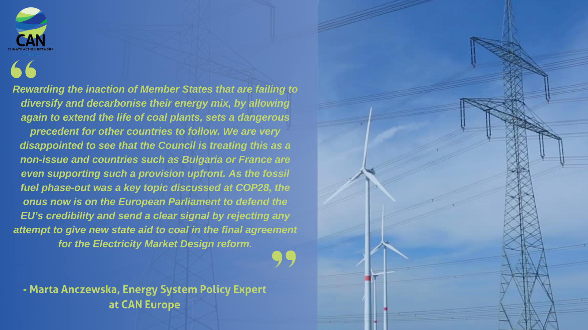 Media Advisory: Final Electricity Market Design Trilogue