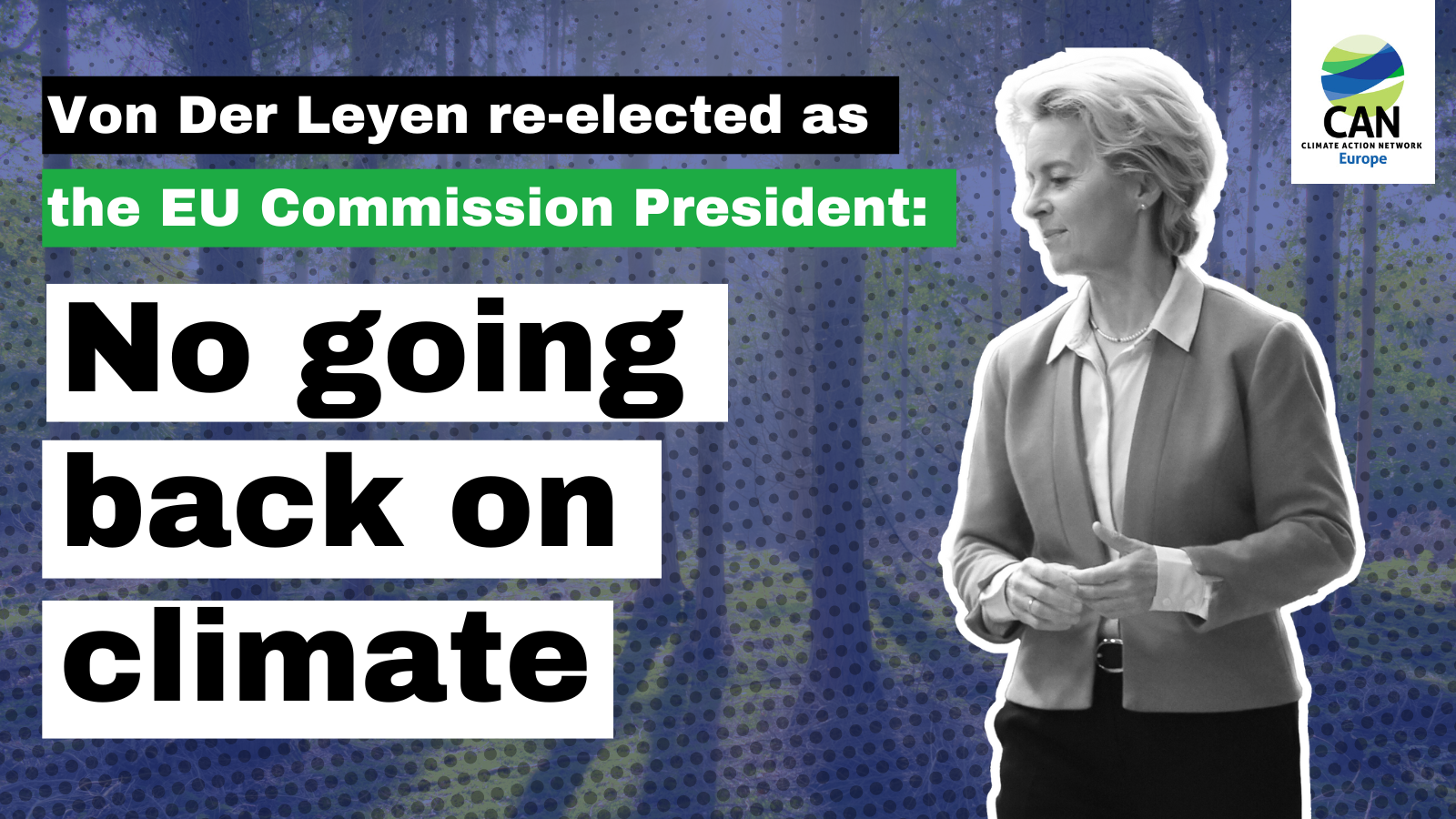 VDL re-elected: No going back on climate