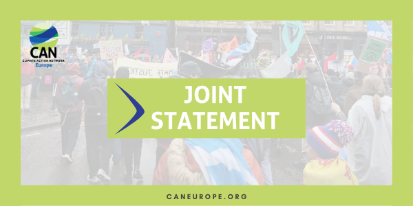 Statement of the Coalition for Higher Ambition in the Fit for 55 debate