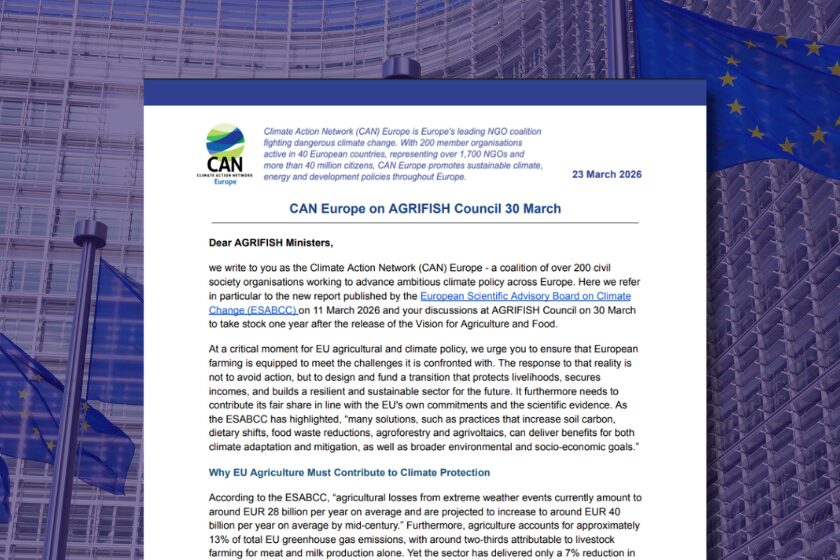 Letter to Ministers ahead of Agriculture and Fisheries Council