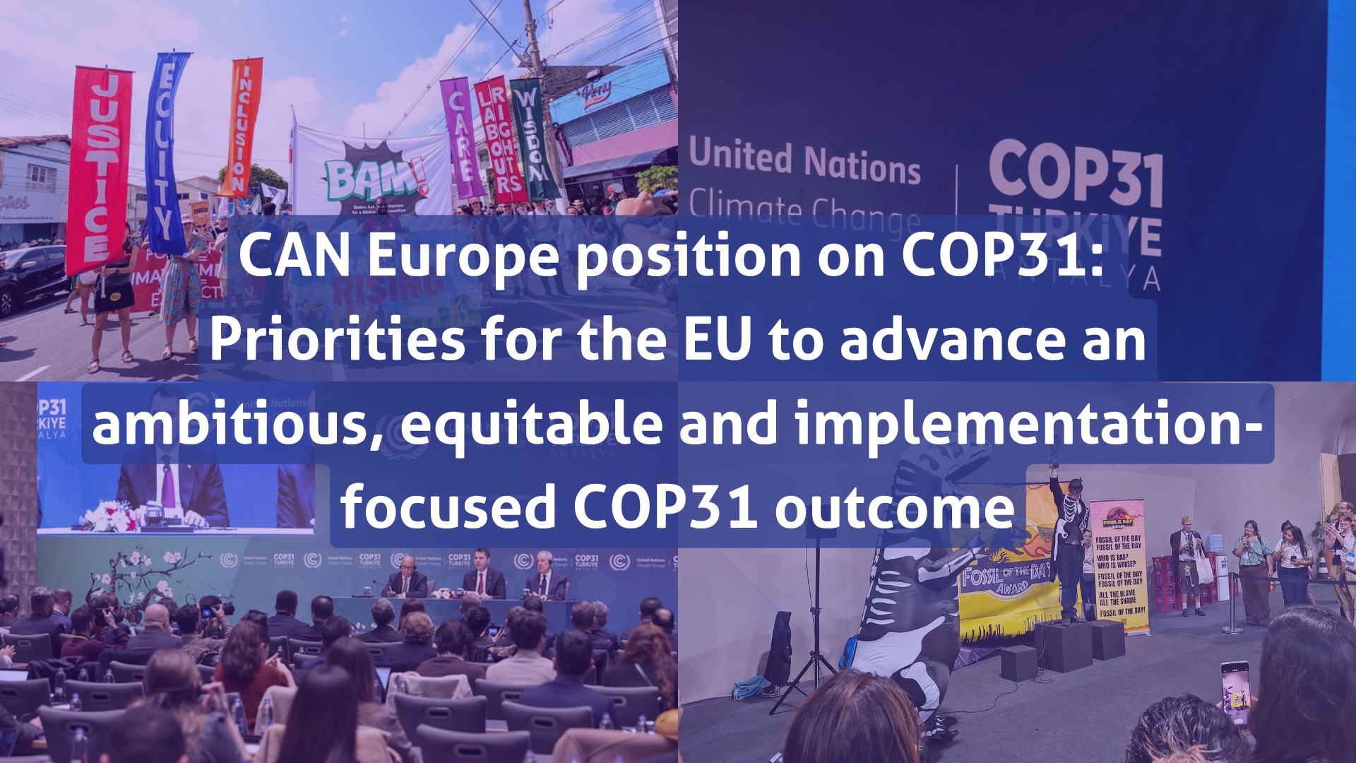 CAN Europe position on COP31: Priorities for the EU to advance an ambitious, equitable and implementation-focused COP31 outcome