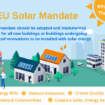Shows the benefits of a EU-wide solar mandate